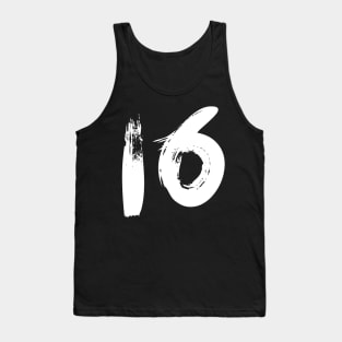 Number 16 Tank Top